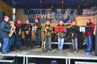 Saxofonensemble gerade und krumm der AMADEUS Musikschule WuppertalWeihnachtsmarkt